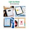 Office Essentials Economy View 3 Ring Binders, 3" Round Rings, 3.5" Spine, 460-Sheet Capacity, White Binders (12-Pack of 03430)